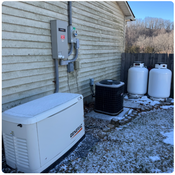 This Generator Will Keep The Home Powered No Matter What Weather