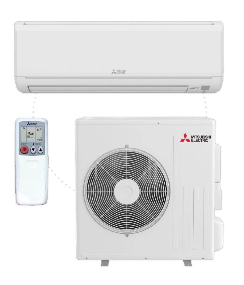 Mitsubishi Single-Zone Mini Split Heat Pump